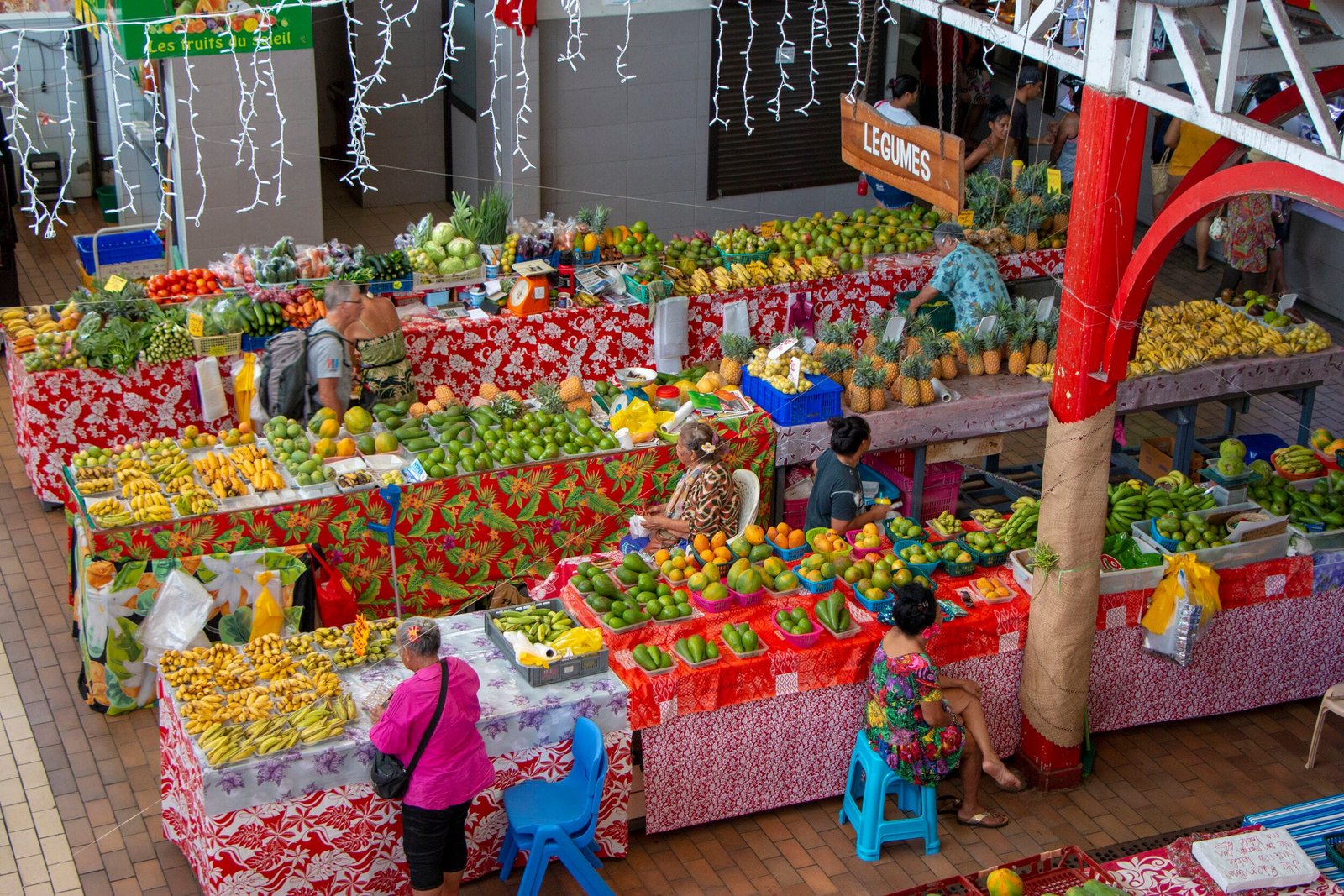 papeete, marché de papeete, marche de papeete
