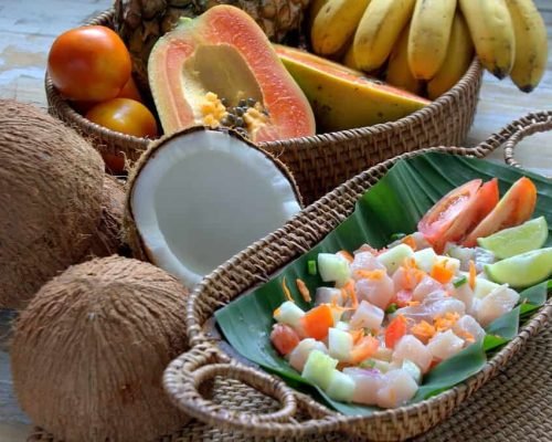 Traditional,Tahitian,Tuna,Salad