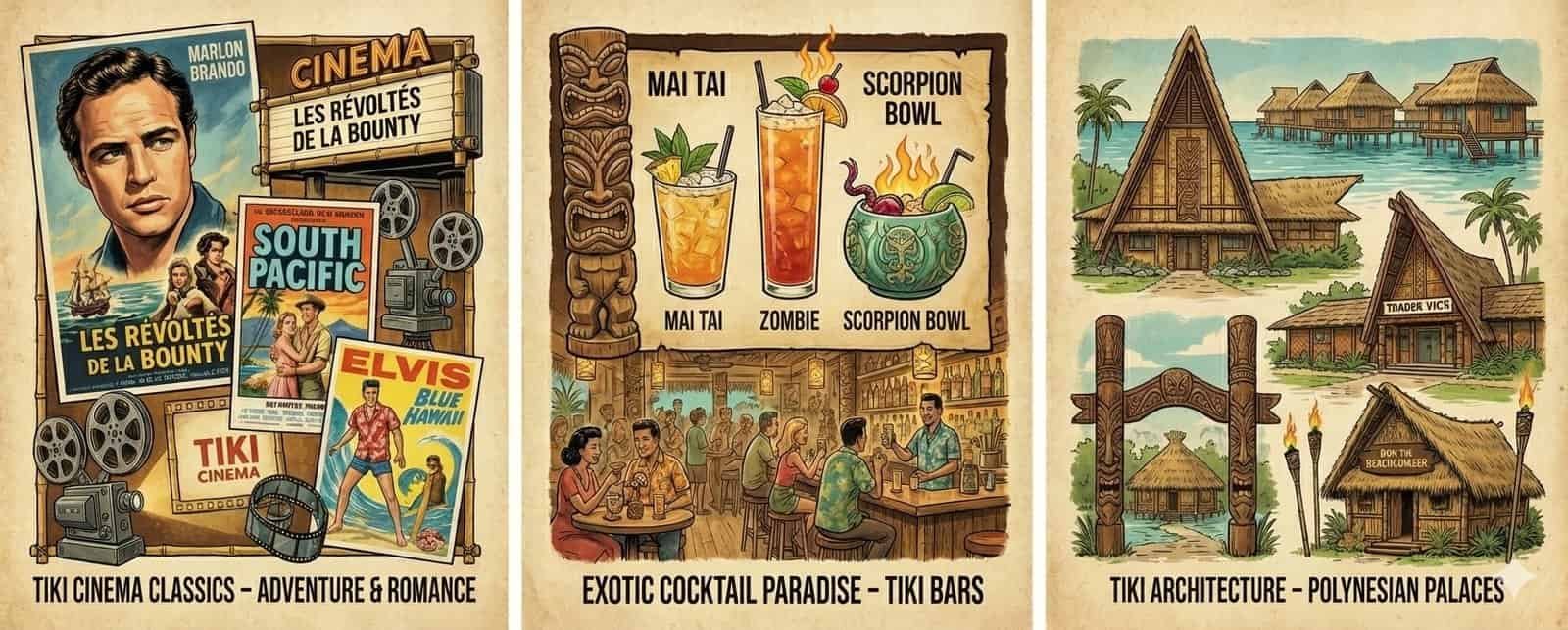 Culture Tiki - le rêve hollywoodien et la réalité des îles de Tahiti