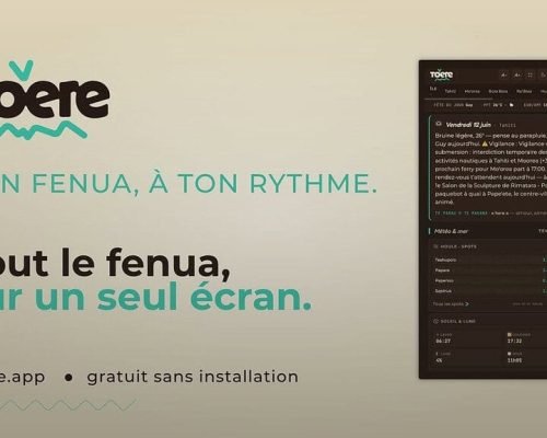 To'ere, dashboard du fenua