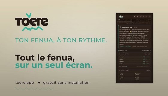 To'ere, dashboard du fenua